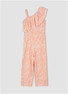 DeFacto Regular Fit Sleeveless Frill Detail Dungarees  - Image 4