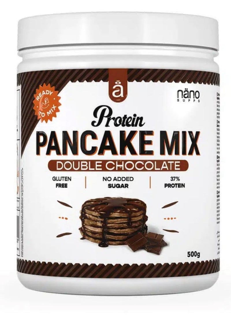 nano SUPPS Protein Pancake Mix, Double Chocolate, 500 Gm, Rich in Protein
