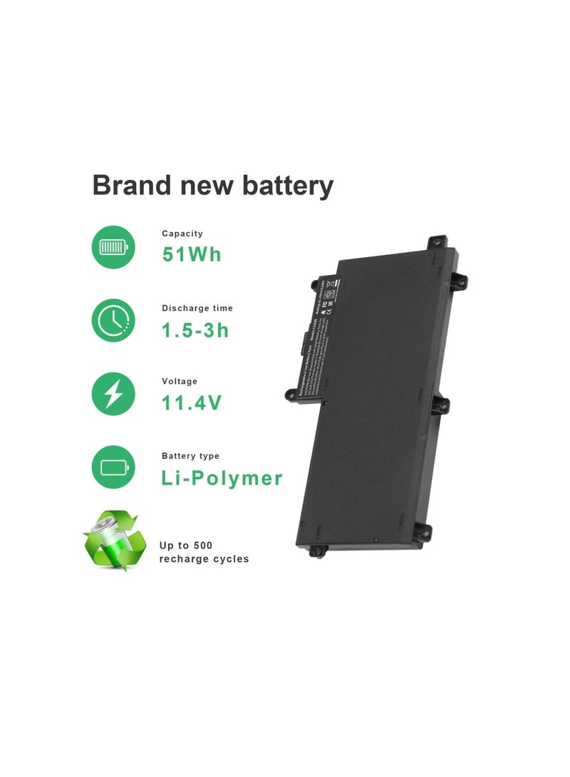 Terabyte Replace CI03 CI03XL Battery for,HP ProBook 640 650 645 655 G2 G3 T7B31AA CI03048XL CIO3 CIO3XL HSTNN-UB6Q LB6T 801554-001 801517-831 801517-541 HSTNN-I66C-4 HSTNN-I66C-5H HSTNN-I66C-5U - Image 5