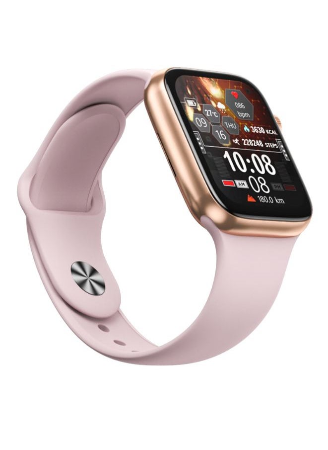 Modio MC66 Smart Watch, Support Calling, Full Screen, Heart Rate, Step Count, Sleep Alert (Pink)