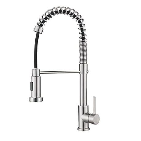 HEVASNEK 2 Modes Pull Down Kitchen Sink Faucet Spring Style Mounted Faucet Tap Dual Swivel Spout Hot Cold Water Mix Tap Connecting Hose Spring Faucet Kitchen Top MultiFunction Spray Head - Image 1