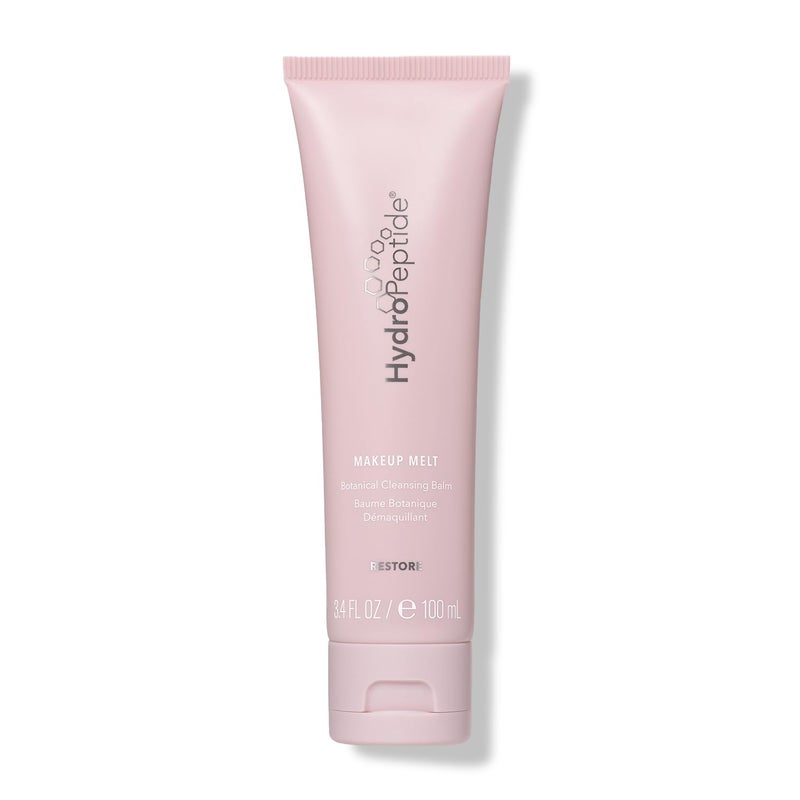 HydroPeptide Makeup Melt Botanical Cleansing Balm Restores Softens and Hydrates Lips 34 Ounce