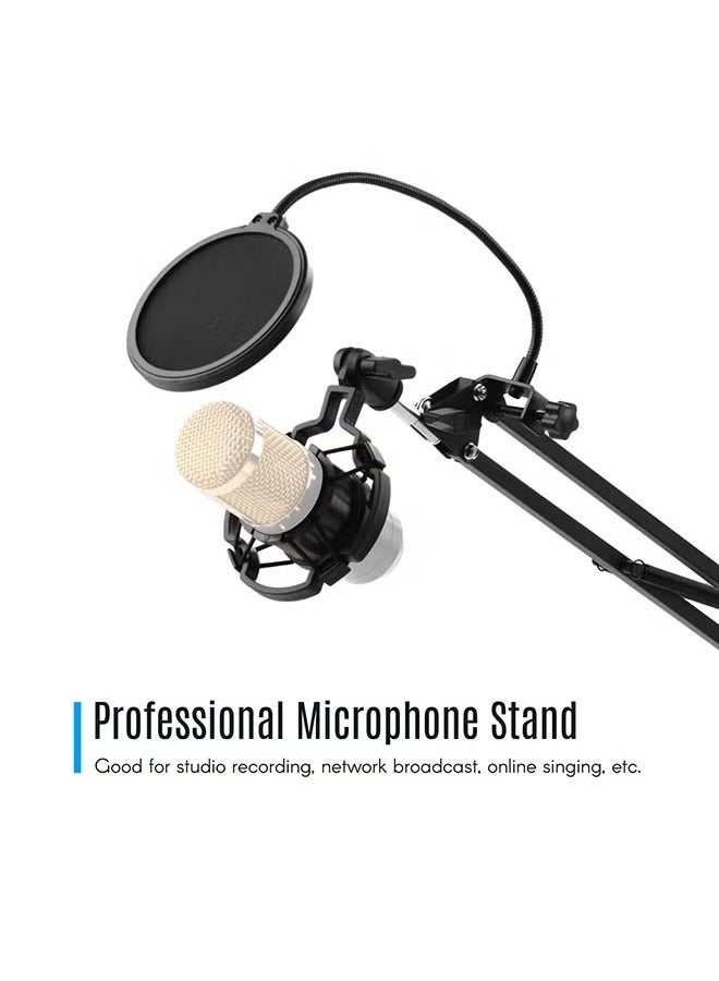 MIGOFAST Adjustable Foldable Microphone Stand I- 05916 Black - Image 3