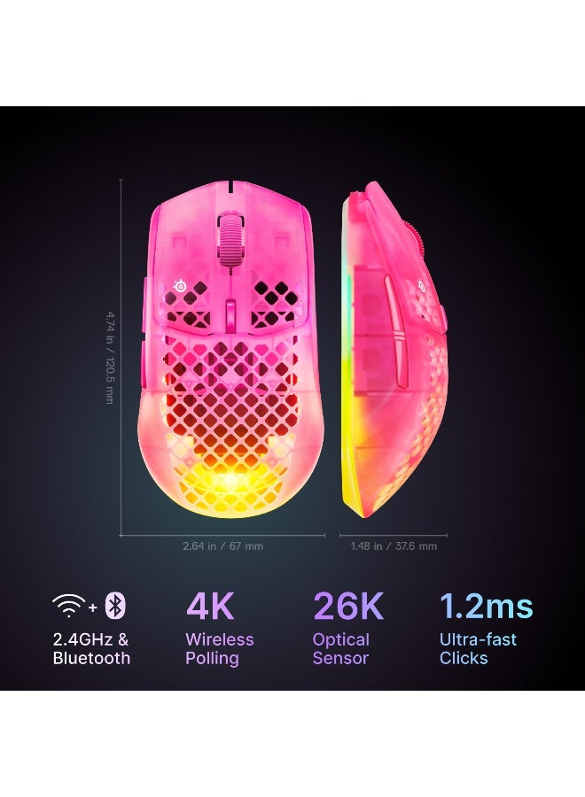 SteelSeries AEROX 3 GEN 2 Wireless Gaming Mouse MAGE - Black I 62716 - Image 3