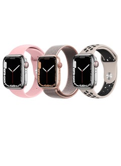 Perfii 3pcs Watch Bands Replacement for Apple Watch Strap Compatible with Apple Watch 49/46/45/44/42mm Series 10/9/8/7/6/5/4/SE/Ultra  - Image 1
