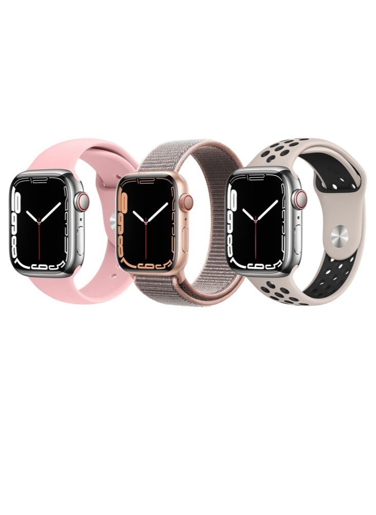 بيرفيي 23 قطع لتبديل سوار الساعة لساعة Apple Watch بأحجام 49/45/44/42 ملم من السلسلة 8/7/6/5/4/SE.  - Image 1