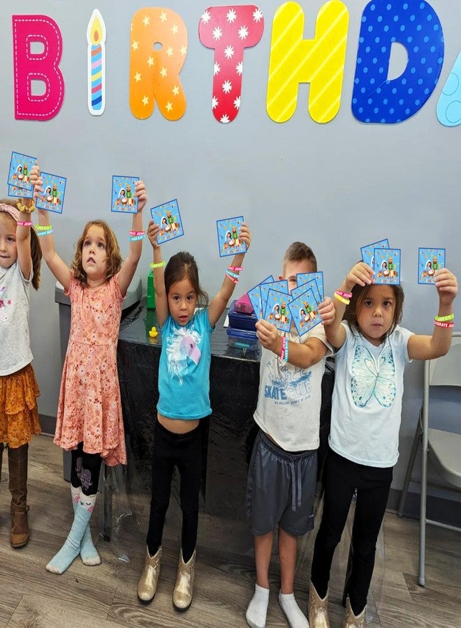 Moon Boat 60PCS Happy Birthday Jesus Party Supplies Set: Christian Silicone Bulk, Christmas Decorations Gift Bags Favors - Image 5