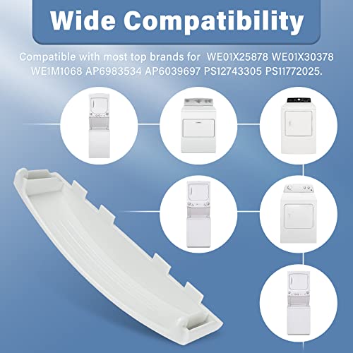 ANTOBLE WE01X30378 Dryer Door Handle for GE GUD27ESSMWW GUD27ESSM1WW Replaces WE01X25878 WE1M1068 for GE Dryer Parts Replacement Stackable Washer and Dryer Handle Compatible with GE Clothes Laundry Dryer - Image 4