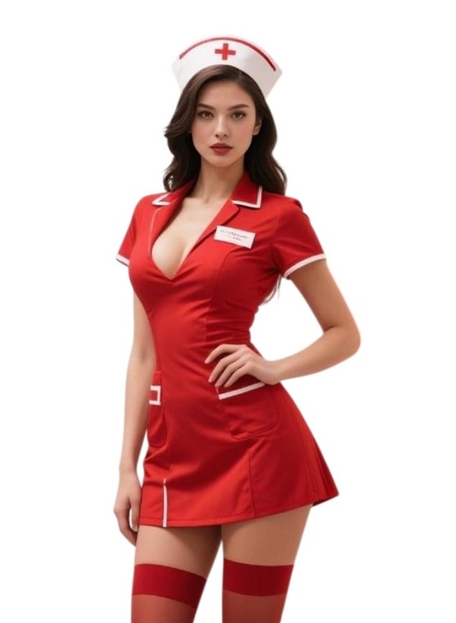 لانجرى انيق لانجيري تنكري ممرضة الجذابة بيبي دول قصير  ضيفي لنفسك اطلالة انيقة كود 794 - Image 3