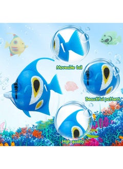 Weewooday 20 Pieces Artificial Moving Fishes Plastic Floating Fishes Lifelike Fish Ornament Aquarium Decorations For Fish Tank (Random Style)  - Image 2