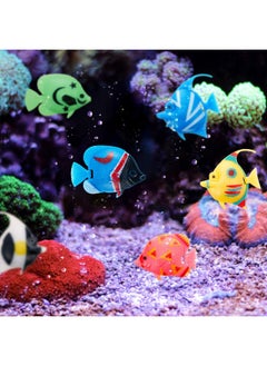 Weewooday 20 Pieces Artificial Moving Fishes Plastic Floating Fishes Lifelike Fish Ornament Aquarium Decorations For Fish Tank (Random Style)  - Image 5