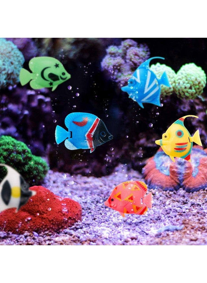 Weewooday 20 Pieces Artificial Moving Fishes Plastic Floating Fishes Lifelike Fish Ornament Aquarium Decorations For Fish Tank (Random Style) - Image 5