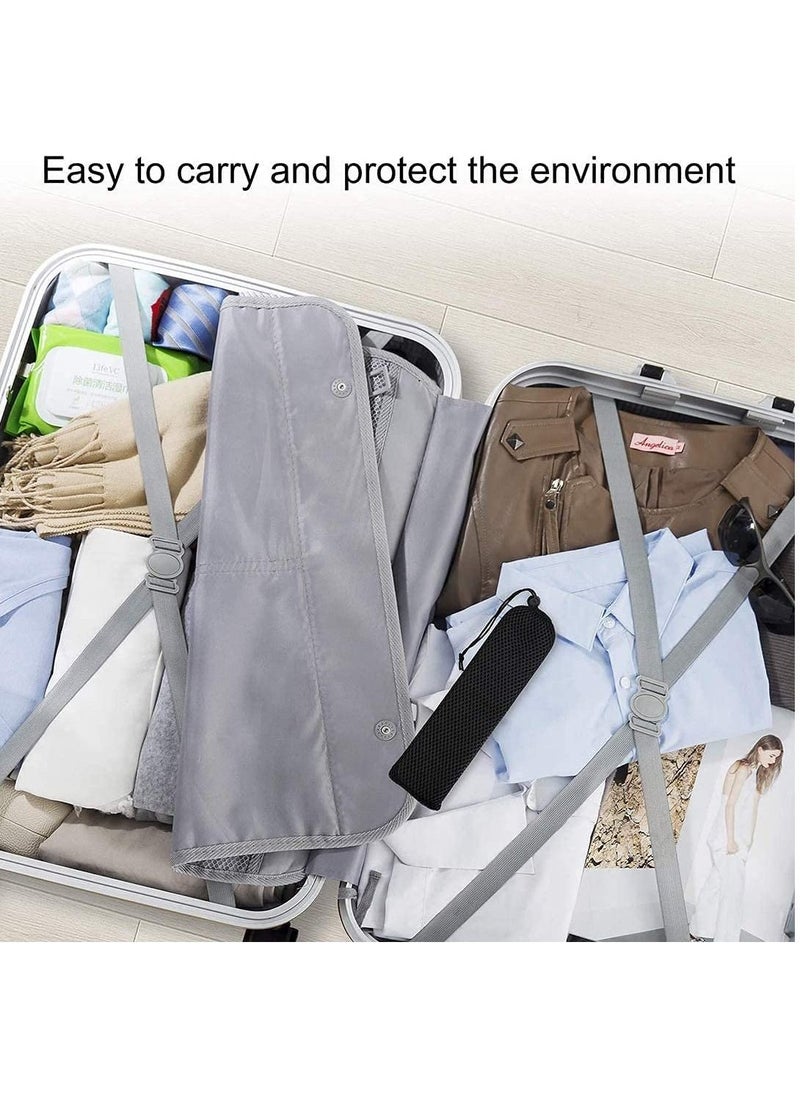 SYOSI - Travel Cutlery Set Stainless Steel Cutlery Set Portable Camp Reusable Flatware Silverware Include Fork Spoon Chopsticks with Case for Hiking Traveling Camping or School Lunch - Image 1