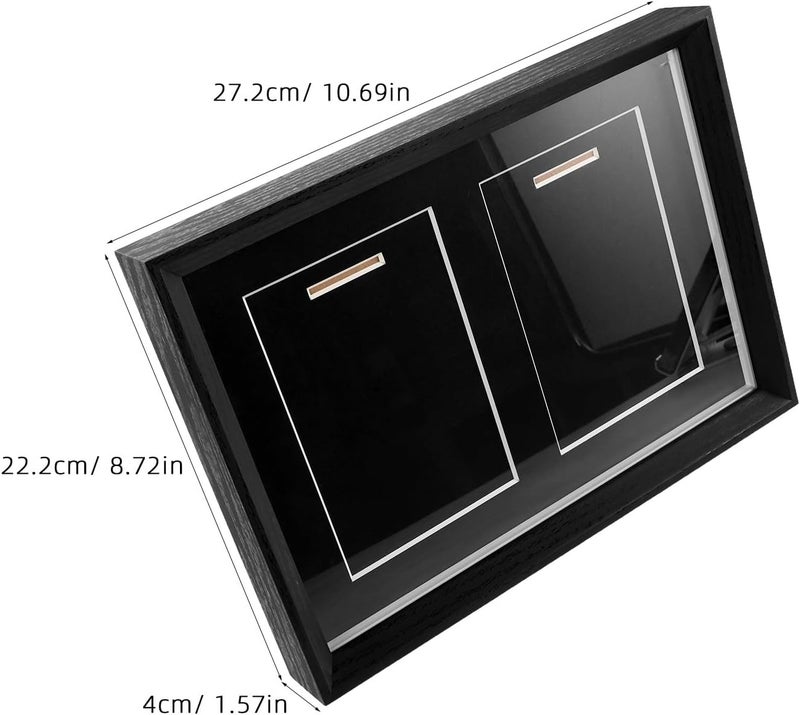 Medal Display Shadow Box: Military Shadow Box - 10.7" X 8.7" Picture Frame - Sport Pin Display Frame for Marathon Runner Military Awards - Image 4