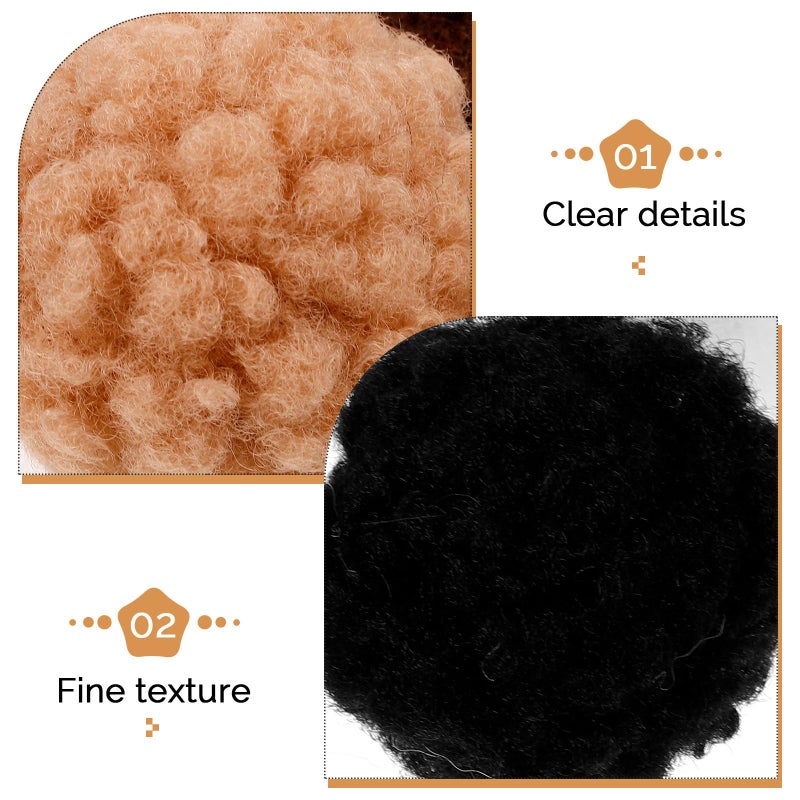 Colorful Faux Pom Poms Bulk Set For Crafts DIY Art Making And Clothing Accessories - Image 4