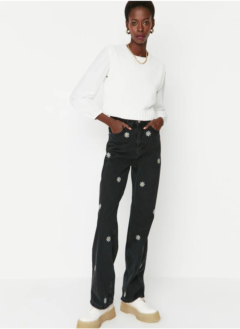 trendyol High Waist Wide Leg Jeans