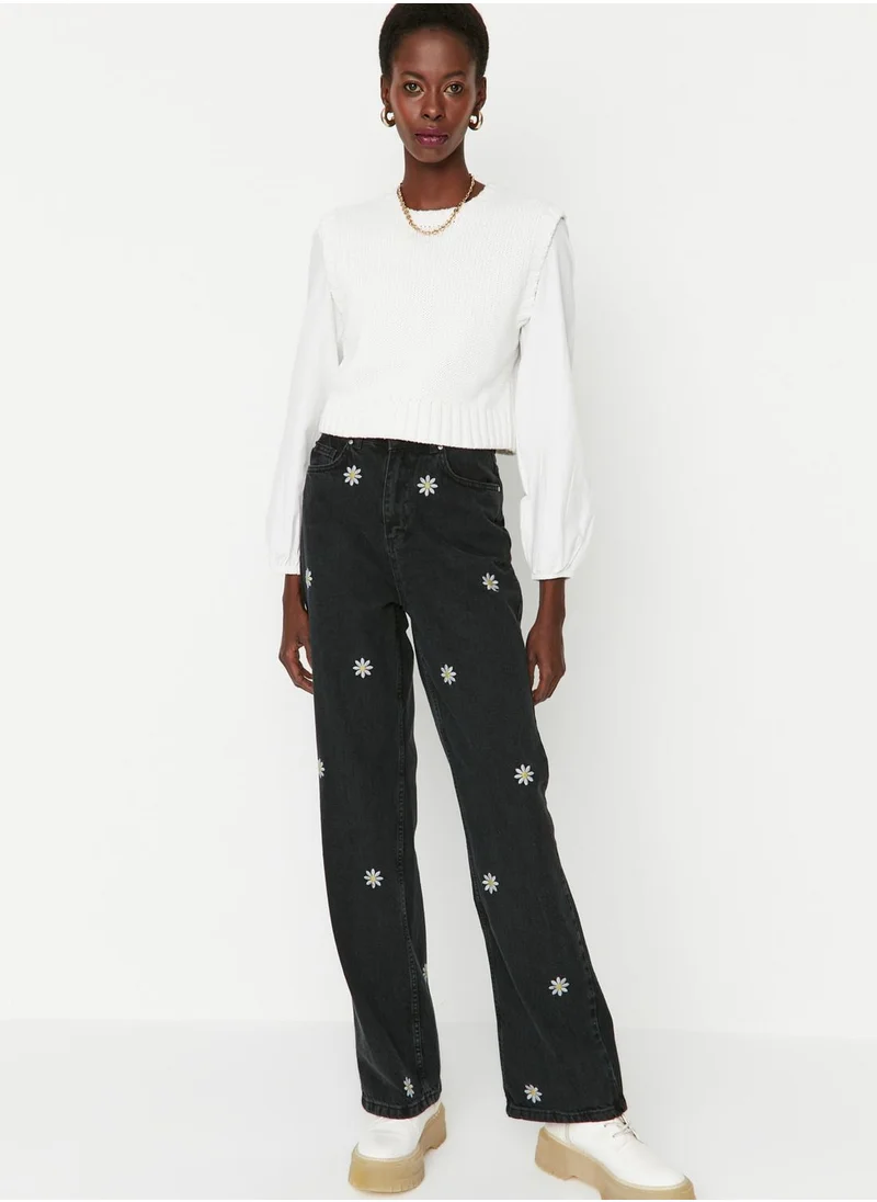 trendyol High Waist Wide Leg Jeans
