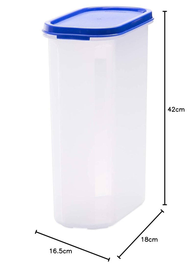 Varmora DSTG0227003 Plastic Container - 2400 ml, Pack of 6, Blue - Image 4