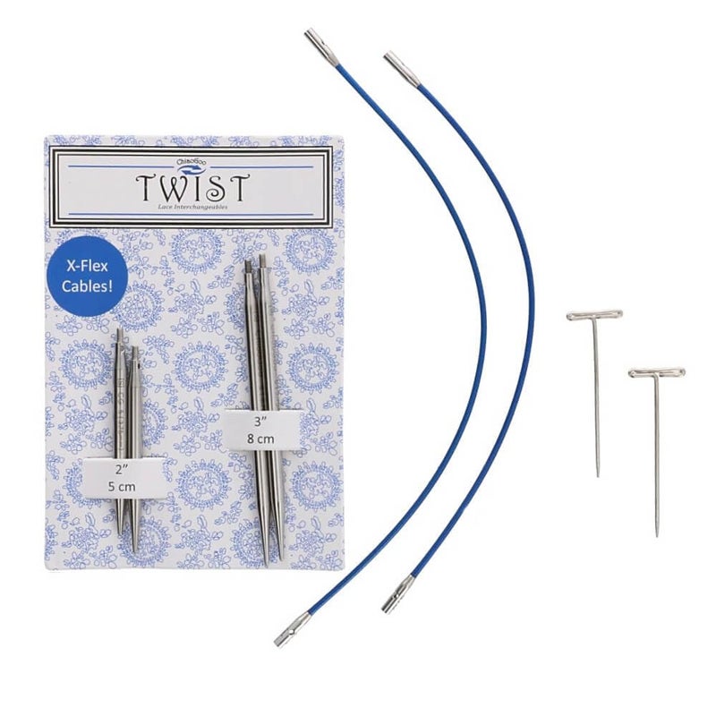 ChiaoGoo ChiaoGoo Twist Lace Short Combo Pack 58cm 375mm  1pc