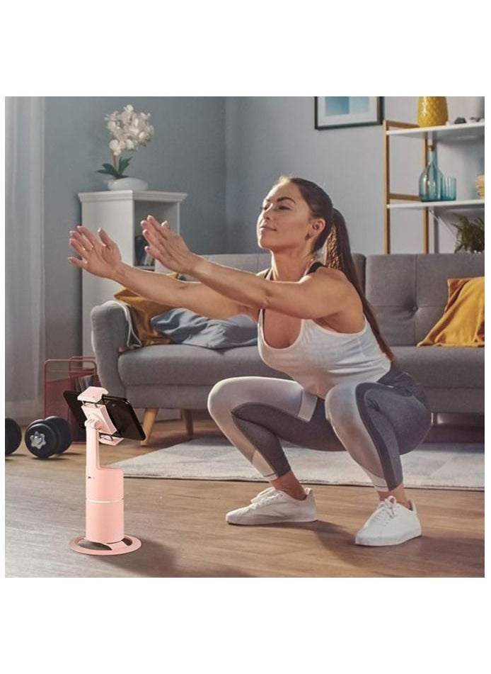 Generic - Smart Tracking Phone Camera Tripod Holder,Auto Face Tracking Smartphone Stabilizer,Auto Face Tracking,Professional Shooting Functions,for Live Streaming,Live Video perfect for gift for girls pink - Image 1