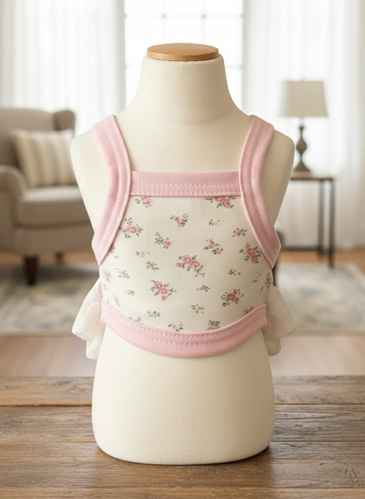 A.M Cat Princess Dress Summer Thin Anti-hair Dropping Cute Bowknot Suspender Dress Ragdoll Cat Golden Gradient Kitten - Image 4