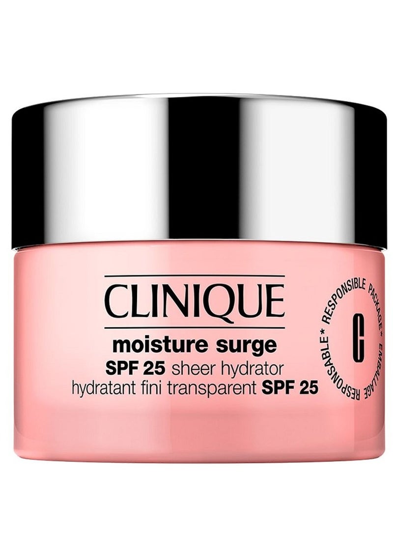 كلينيك مرطب مويستشر سيرج بعامل حماية من الشمس 25، 50 مل - يُرطب البشرة فورًا. يُساعد على إصلاح حاجز الرطوبة في البشرة مع مرور الوقت.