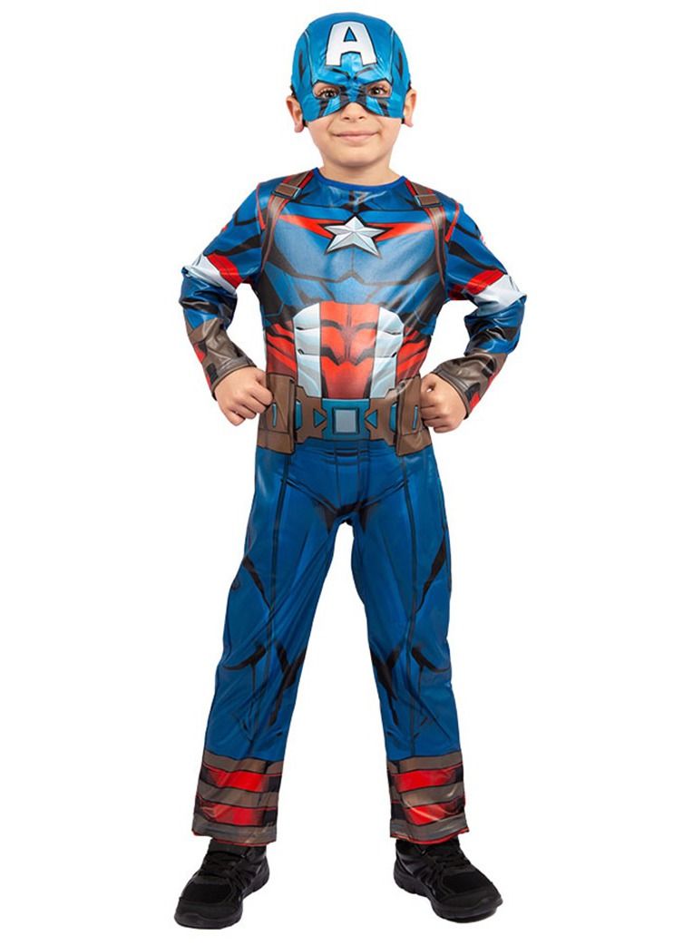 Party Centre Party Centre Marvel Avengers Captain America Classic Costume  - Image 1