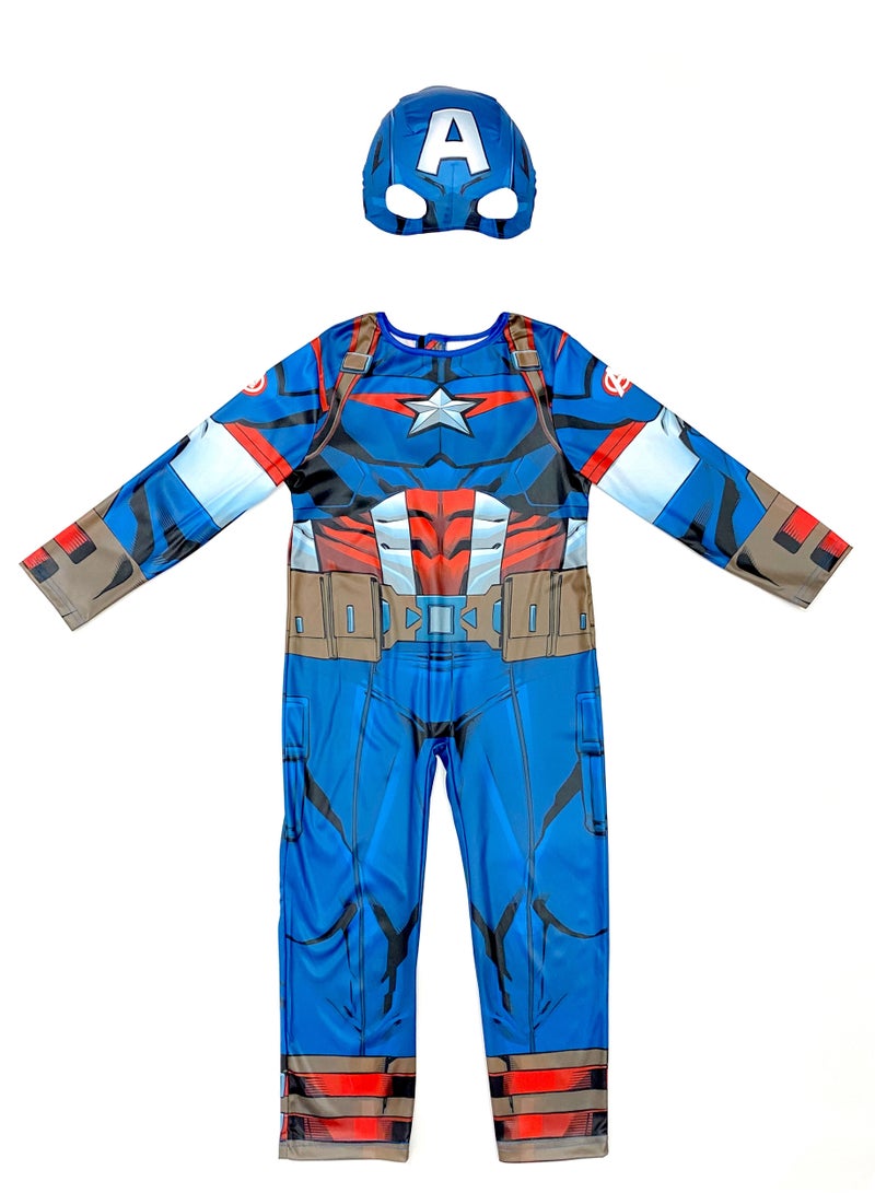 Party Centre Party Centre Marvel Avengers Captain America Classic Costume  - Image 2