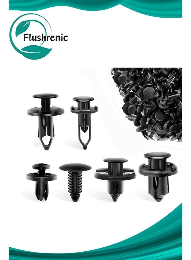 Flushrenic 200PCS Car Retainer Clips,Expansion Screws,Replacement Kit Bumper Push Rivet Clips,for GM Ford Toyota Honda Chrysler Nissan - Image 1