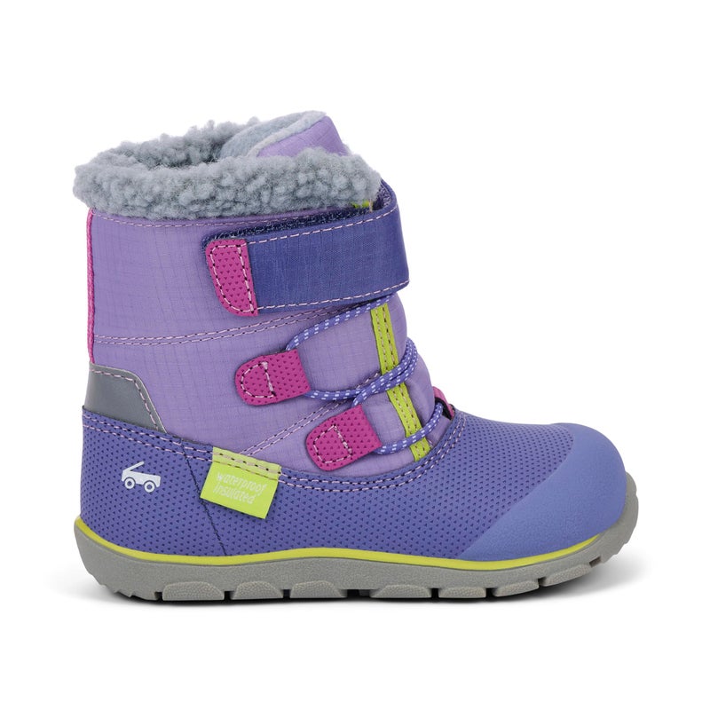 See Kai Run Gilman - Waterproof & Insulated Snow Boot for Kids, Heirloom Purple, Toddler 5 - Image 3