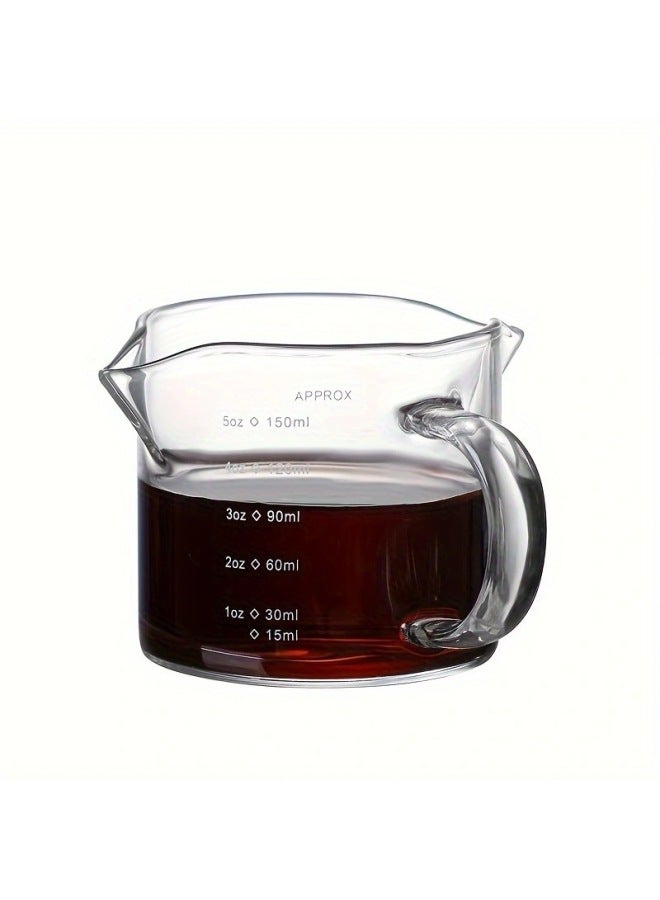 Borosilicate Glass Small Milk Cup Household Mini Coffee Cup With Scale, Wooden Handle Milk Can, Timely Delivery