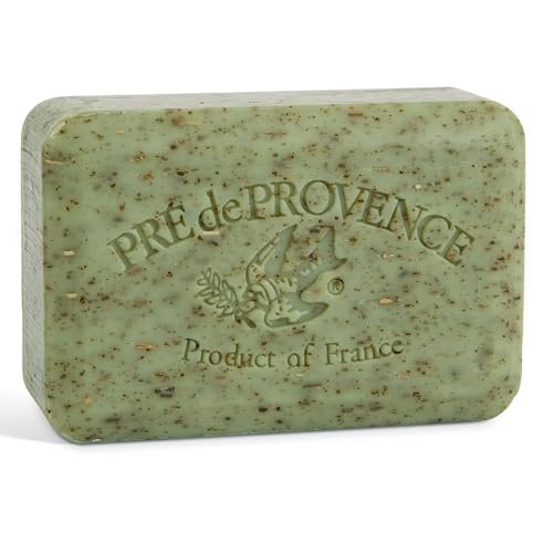Pre de Provence Artisanal Soap Bar, Enriched with Organic Shea Butter, Natural French Skincare, Quad Milled for Rich Smooth Lather, 8.8 Ounce, Sage - Image 1
