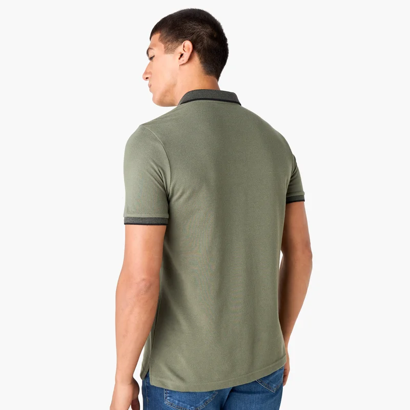 Splash FAV Embroidered Polo T-shirt with Short Sleeves