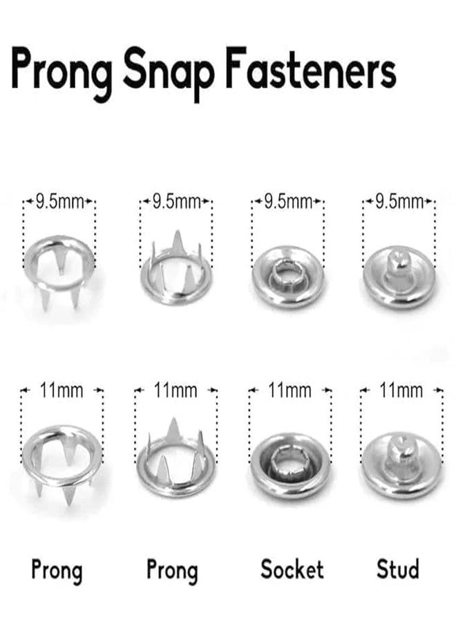 BELAYA 1/2 Inch Grommet Tool Kit, Leather Hole Punch Pliers, Grommets Kit with 100 Metal Eyelets in Silver for Leather, Shoes, Fabric, Belts,Workbooks,Apparel (Silver) - Image 5
