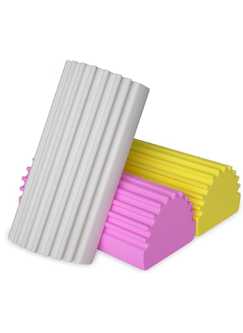 Prostuff.in Prostuffin Reusable Magic Dust Cleaning Brush Damp Dusters for Cleaning Blinds Glass Baseboards Vents Railings Mirrors Window Track Grooves and Faucets Multicolor 1 Pcs 