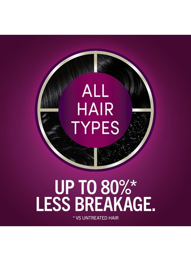 Schwarzkopf Keratin Color Permanent Hair Color, 1.0 Black Onyx, 1 Application - Salon Inspired Permanent Hair Dye, for up to 80% Less Breakage vs Untreated Hair and up to 100% Gray Coverage - Image 3