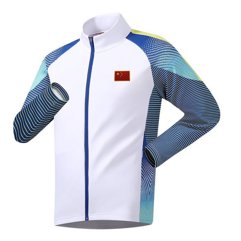 Chinese Team Sports Casual Wear Fashion Collar Jacket Team Player Coach Group Training Wear Printing - Image 4