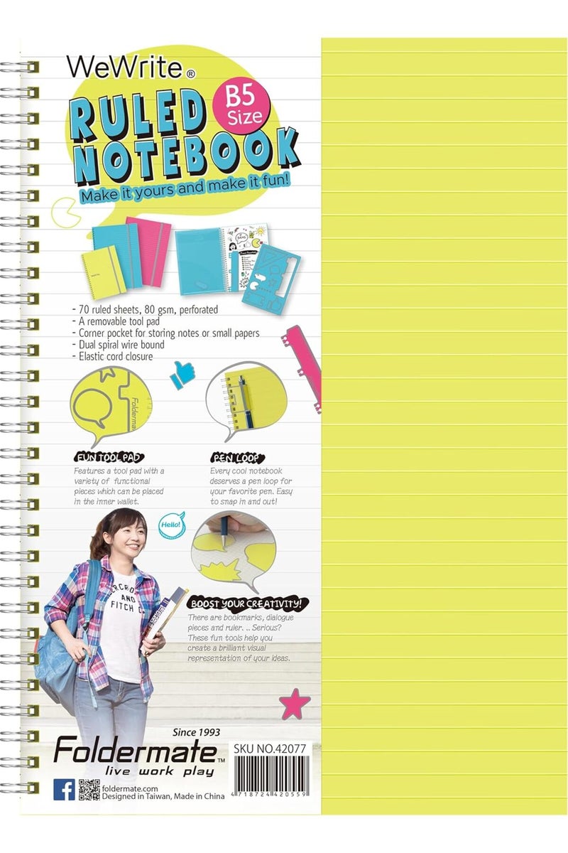 Foldermate دفتر موضوع 1 A4 - Image 2