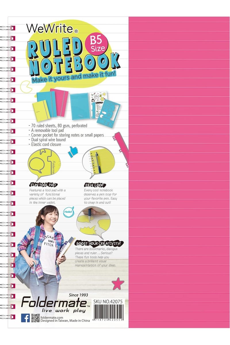 Foldermate دفتر موضوع 1 A4 - Image 3