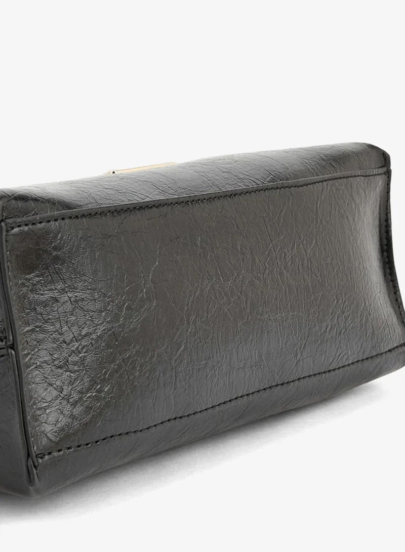 Celeste BLACK Bow Detail Crossbody Bag With Detachable Strap for Women | Best Price UAE