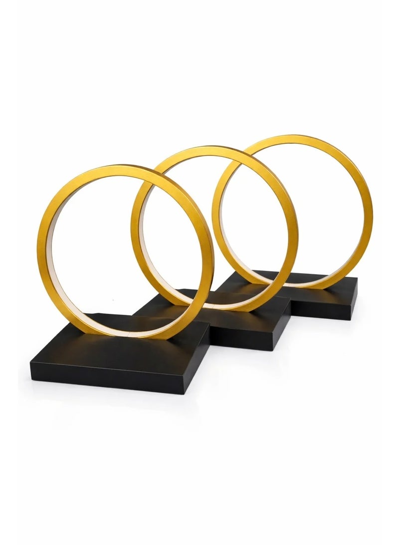 Lighted stand, 3 pieces - Image 1