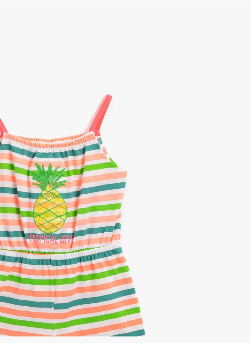 كوتون Striped Overall Cotton
