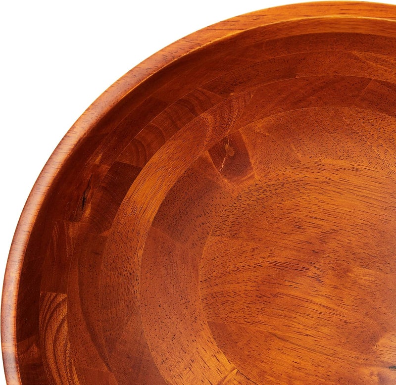 Lipper International Large Cherry Finished Footed Serving Bowl - 13.75" Diameter x 5" Height for Fruits and Salads - Image 5