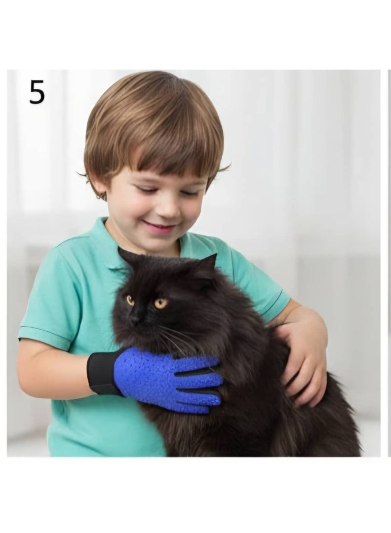 Silicone glove brush for removing pet hair - ideal for all types of fur (cats and dogs). - Image 5