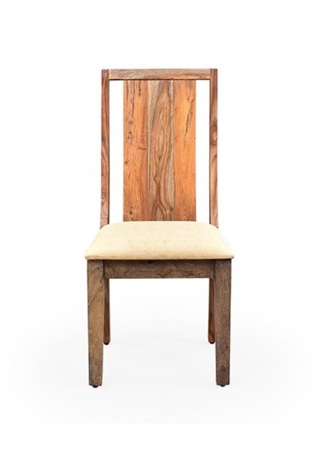 ROYALOAK Royaloak Amber Wooden Dining Chair | Sheesham Wood | Cushioned Seat | Curved Backrest | Sturdy Legs  - Image 5