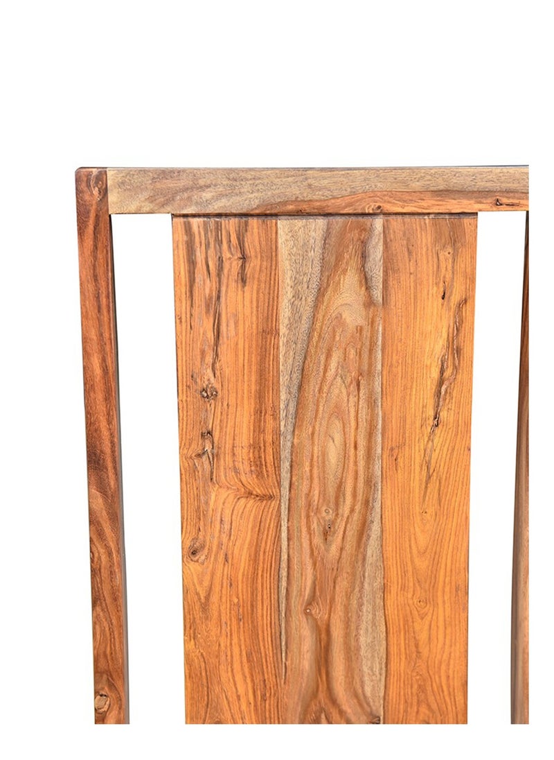 ROYALOAK Royaloak Amber Wooden Dining Chair | Sheesham Wood | Cushioned Seat | Curved Backrest | Sturdy Legs  - Image 4