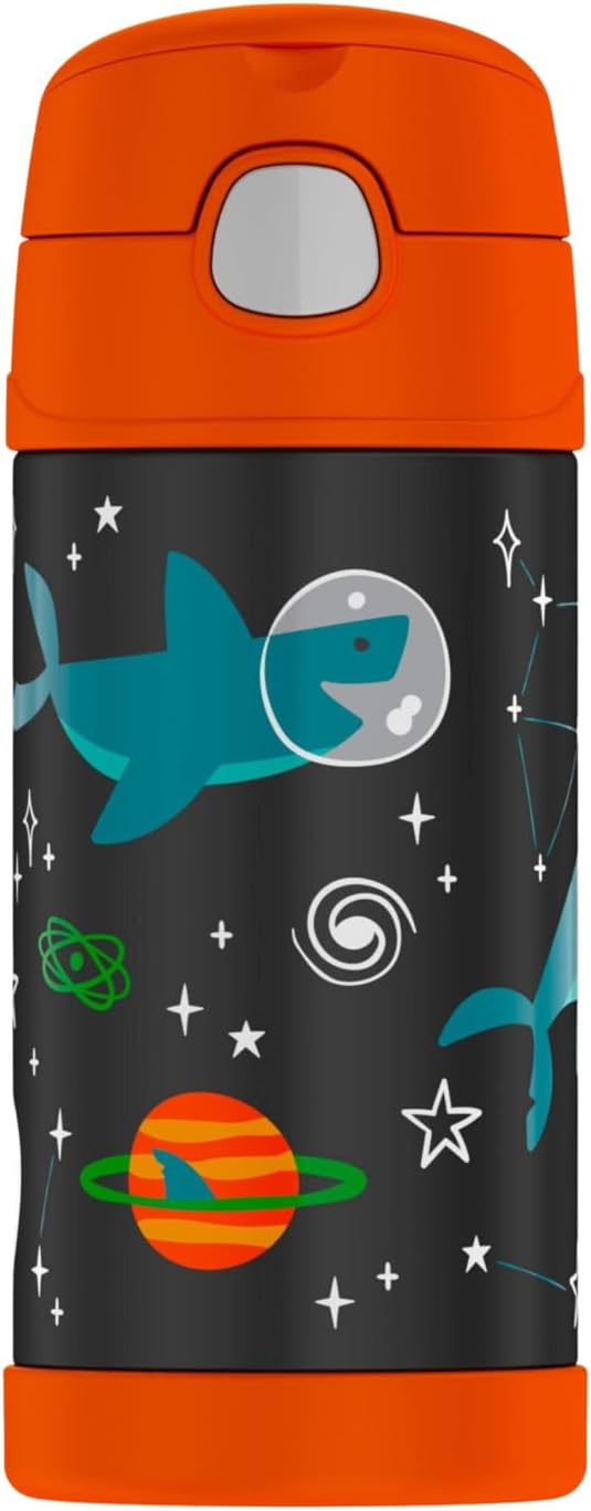 THERMOS FUNTAINER STAINLESS STEEL KIDS SPACE PARTY BOTTLE 355ML - Image 1