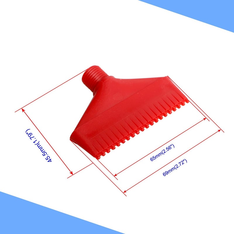 Aopin Blowing Wind Nozzle G1/4 Male, Flat Air Nozzle Orifice, ABS Air Wind Nozzle Air Spray Nozzle Jet Nozzle Suitable for Compressed Air Machine Accessory, To Dust Removal, Air Drying 2 Pcs - Image 2