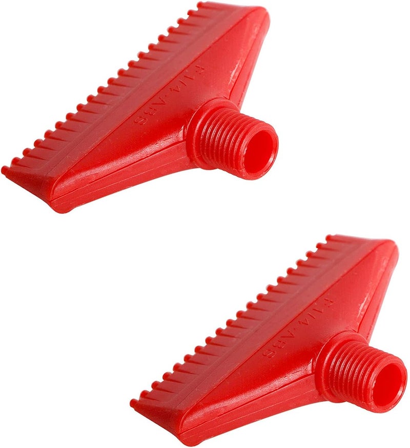 Aopin Blowing Wind Nozzle G1/4 Male, Flat Air Nozzle Orifice, ABS Air Wind Nozzle Air Spray Nozzle Jet Nozzle Suitable for Compressed Air Machine Accessory, To Dust Removal, Air Drying 2 Pcs - Image 1