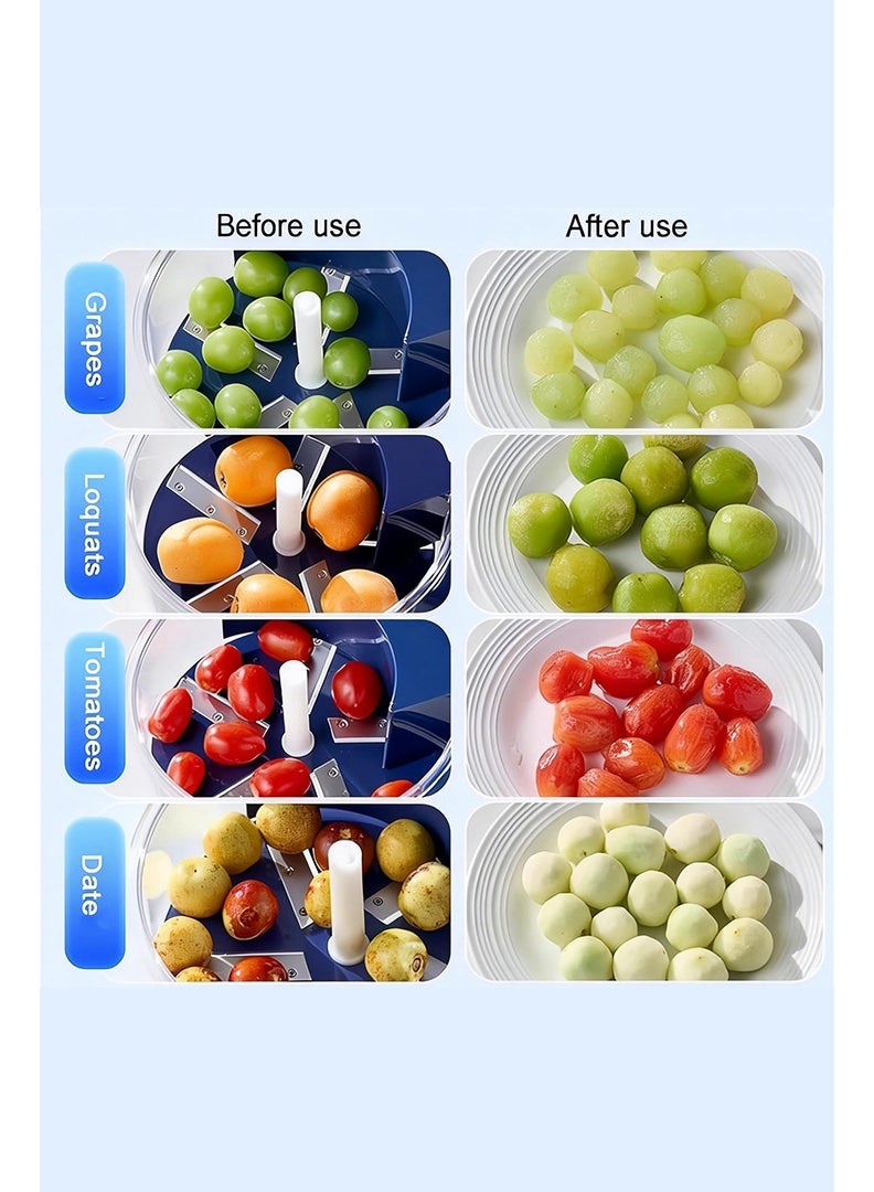 أوغر مقشرة العنب الكهربائية الآلية، آلة تقشير الثوم، أداة إزالة قشور الفاكهة للمطبخ، آلة التقشير الكهربائية الآلية، مقشرة الثوم والطماطم الكرزية القابلة لإعادة الشحن عبر منفذ USB – أداة تقشير فاكهة سريعة محمولة للعنب والثوم والطماطم – مساعد مطبخ منزلي للنزهات والتخييم والشواء - Image 3